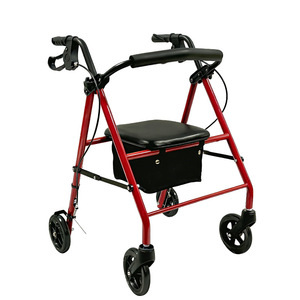 Déambulateur pliant en acier carbone Hanbang Jiaye Walker avec siège pour personnes âgées, réadaptation, sorties, courses - Product Image 2