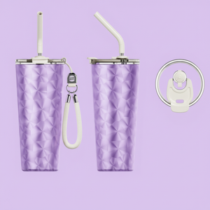 Coffrets cadeaux personnalisés pour femmes, tasses à sublimation avec couvercle et poignée, en acier inoxydable <span class=keywords><strong>isotherme</strong></span>, souvenirs de mariage, tasses à boire, cuillère - Product Image 6