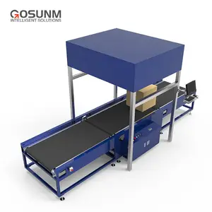 Gosunm Auto Dimensioning Weighing Scanning Equipment Small Parcel Sorting System Loading Roller Line Inclined Wheel Sorter