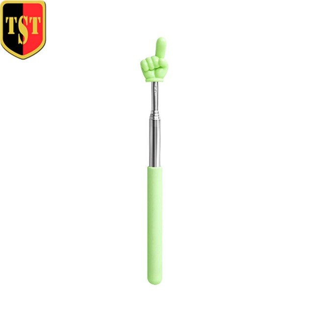 Stainless Steel Telescopic for Home or School Teacher Pointer with Finger