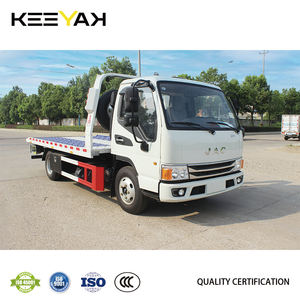 Nouveau camion de dépannage à <span class=keywords><strong>plateau</strong></span> plat JAC 4x2, normes d'émission EURO 5, camion de dépannage pour l'élimination des obstacles sur la route - Product Image 2