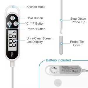 Thermomètre numérique <span class=keywords><strong>pour</strong></span> aliments Tp300, thermomètre numérique portable <span class=keywords><strong>pour</strong></span> aliments congelés, sonde numérique <span class=keywords><strong>pour</strong></span> la cuisson, <span class=keywords><strong>confiture</strong></span>, <span class=keywords><strong>sucre</strong></span>, barbecue, dinde - Product Image 2
