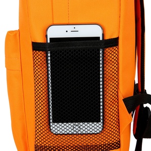 Sac à dos unisexe léger et personnalisé de style coréen, imperméable, avec fermeture éclair, en polyester, bretelles arquées, design simple et tendance - Product Image 2