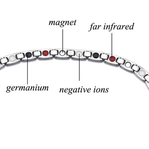 Bijoux biomagnétiques pour femmes, thérapie magnétique, colliers en tungstène, soulagement de la douleur pour le canal carpien - Product Image 3