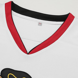 เสื้อฮอกกี้ดัลลัสสำหรับผู้ชายแบบกำหนดเอง บริการ OEM ผ้าแห้งเร็ว ระบายอากาศได้ดี โพลีเอสเตอร์ 100% พิมพ์ลายแบบ Sublimation ชุดทีม - Product Image 4