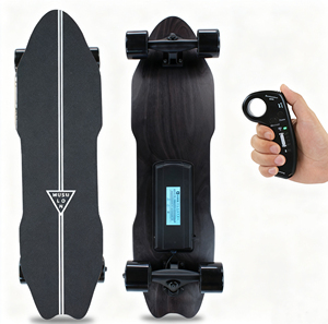 JIEFEN ucuz elektrikli kaykay E paten balık kurulu e-kaykay dört tekerlekli 25 km/s paten Penny kaykay Patineta Electrica - Product Image 1