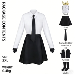 บุงโกะ สเตรย์ ด็อกส์ คอสเพลย์ โยซานะ อาคิโกะเครื่องแต่งกายชุดเต็มสำหรับปาร์ตี้ฮาโลวีนคอสเพลย์ชุดขนาดที่กำหนดเอง - Product Image 2