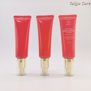 Envase de Tubo de Crema BB de Lujo Personalizado de 50 ml y 60 ml, Tubo Cosmético Vacío de Alta Calidad, Tubo de Crema CC con Bomba - Product Image 1