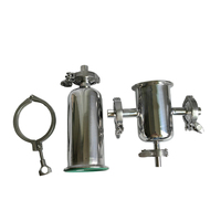 Filter Air Industri 10 Mikron SS316 Wadah Tekanan 10/20 Inci Filter Kartrid PP/PTFE/PES/PVDF 0,22 Mikron CE ISO