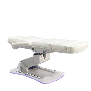 Table de beauté électrique réglable multifonctionnelle, table de soin du visage portable, lit de massage pour spa et salon - Product Image 1