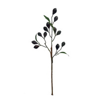 Kunstmatige fruitpruimen groene plant pruimenboom Kerst & Pasen huisdecoratie schuim plastic 67cm hoge kwaliteit groothandel