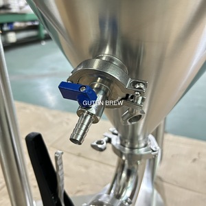 Guten 75L áp lực lên men 304 thép không gỉ lên men Tank Nhà thiết bị sản xuất bia hình nón lên men bia hệ thống nhà máy bia - Product Image 5