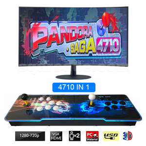 Pandoras SAGA Magic Box 720P Low quantité minimale de commande 4710 IN 1 Classic Arcade Bouton à pièces Console d'arcade à bascule - Product Image 2