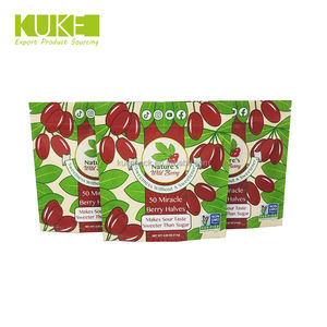 Bolsa de pie resellable personalizada papel de aluminio con cierre de cremallera Mylar Candy Snacks almacenamiento bolsa de plástico para paquetes de alimentos - Product Image 3