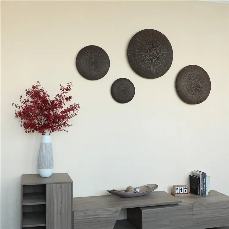 Venta al por mayor calidad casa decoración colgado en la pared de resina de diseño creativo en forma de decoración de la pared