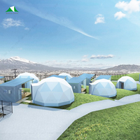 Usine directe Camping Geo grand salon dôme géodésique maison tentes Glamping jardin Igloo dôme