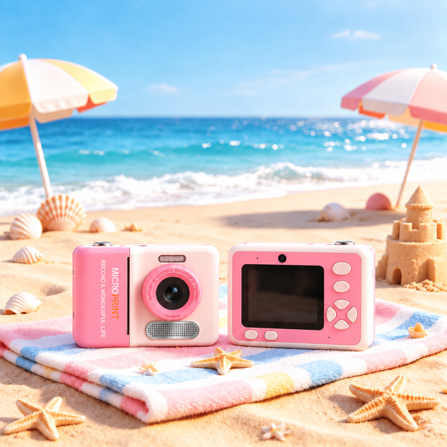 Kids Instant Print Camera, HD Digital Photo & 1080P Video, Thermal Printing Toy Gift for 4-14 Year Old Boys Girls
