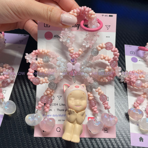 Porte-clés Sonny Angel, porte-clés nœud, porte-clés personnalisé DIY, breloque pour téléphone, accessoires pour sac, accessoires en gros, vêtements pour poupées - Product Image 1