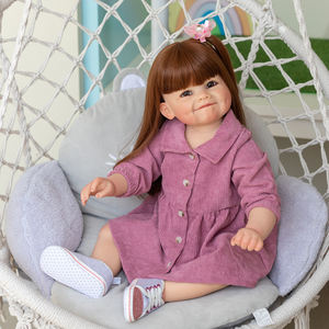 <span class=keywords><strong>Poupée</strong></span> Reborn pour enfant en bas âge, taille énorme de 68 CM, déjà peinte, Reborn Doll <span class=keywords><strong>Raya</strong></span> Smile Baby 3D Skin, veines visibles, <span class=keywords><strong>poupée</strong></span> d'art à collectionner - Product Image 4