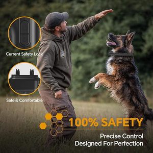 <strong>Dog</strong> <strong>Training</strong> <strong>Collar</strong>-2600ft Long Remote Control IP67 Waterproof 4 <strong>Training</strong> Modes Lighting, Beep, Vibration, Safe Shock For Twodog - Product Image 5