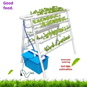 Support de fleurs stéréo 72 trous Tuyau double face Équipement de culture hors sol <span class=keywords><strong>Balcon</strong></span> Irrigation hydroponique des légumes Hydroponique - Product Image 4