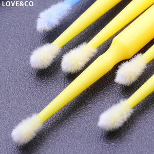 Diş Microbrush kirpik uygulayıcısı pamuklu çubuk kozmetik 100 Pcs mikro fırça - Product Image 3