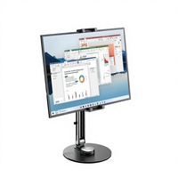 Support d'écran secondaire personnalisé avec logo, support en aluminium épaissi pour moniteur portable avec gestion des câbles