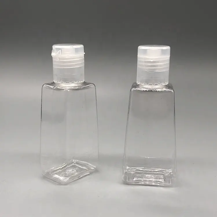 Wholesale empty 30ml 60ml 2oz 100ml plastic hand wash sanitizer bottle flip top