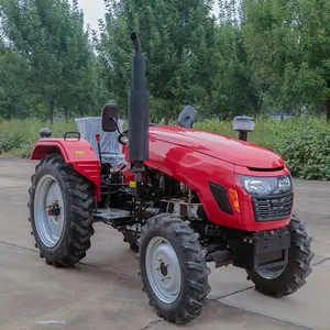 Tractor pequeño diésel con tracción en las cuatro ruedas, tractor cultivador de campo agrícola de 25hp, Envío Gratis