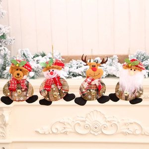 Nuevos adornos de campanas navideñas, adornos colgantes de Navidad, pequeñas decoraciones de tela, adornos para árboles de Navidad, pequeños regalos - Product Image 1