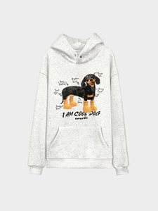 Felpe Unisex autunnali oversize Unisex lavorate a maglia in cotone ecologico e comodo elegante <span class=keywords><strong>illustrazione</strong></span> del cane di montagna Bernese - Product Image 2