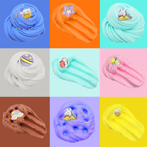 8-Color Butter Slime <b>Set</b> 50ml Slime Kit Cross-Border Foaming Glue Ramen Slime Puff Slime Non-Stick Hands Ages 7-14 Color Box - Product Image 3