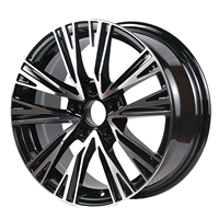 Nouvelles jantes de voiture en alliage d'aluminium forgées sur mesure à cinq branches de 20 pouces, finition usinée gris fusil, pour voitures Audi