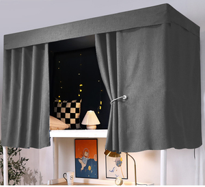 Ranza için düz renk yatak perdesi, gri/bej/lacivert seçeneğiyle, özel boyutlarda da mevcut, düz perdeler. - Product Image 3