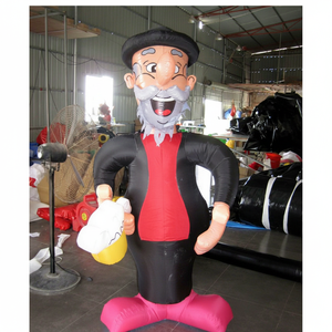 Inflable de Abraham y Sara de los Países Bajos con Dimensiones de Más de 3.6 m y Bomba de Aire Eléctrica para Eventos Publicitarios - Product Image 1