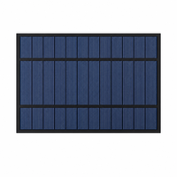 Panneau solaire monocristallin Foldsun personnalisé 2,5W 3W 5,5V 6V 600mA Mini PET PERC haute efficacité avec port USB pour chargeur DIY