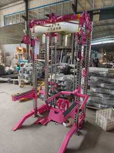 OEM Design Multi-Function Station <b>Plate</b> Loaded Smith Training Gym Equipment Stainless Steel 75kg*2 <b>Weight</b> Stack Custom Color Fun - Product Image 6