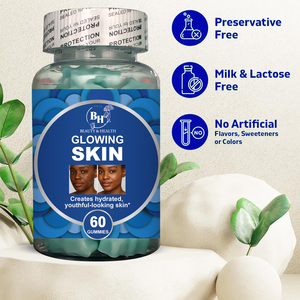 ホットセールOEM輝くスキンガムコラーゲンサプリメント水和サポート3000mg 60個ボトルカスタムラベルサプライヤー - Product Image 6