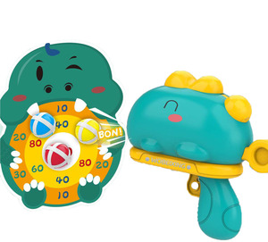 Outdoor Sport Toys <strong>Dinosaur</strong> Ball <strong>Gun</strong> Shooting Game Children's Toy <strong>Gun</strong> Sticky Ball Ball <strong>Gun</strong> Throwing Target Cartoon Kids Toy - Product Image 1
