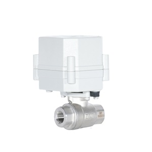 Vanne à boisseau sphérique électrique miniature Tonghe DN8 1/4 po avec actionneur fileté pour le contrôle de l'eau et de l'air - Product Image 4