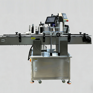 Machine de marquage laser UV et d'étiquetage automatique pour la date de production sur les étiquettes des bouteilles/boîtes rectangulaires, étiquetage latéral 2 en 1 - Product Image 2