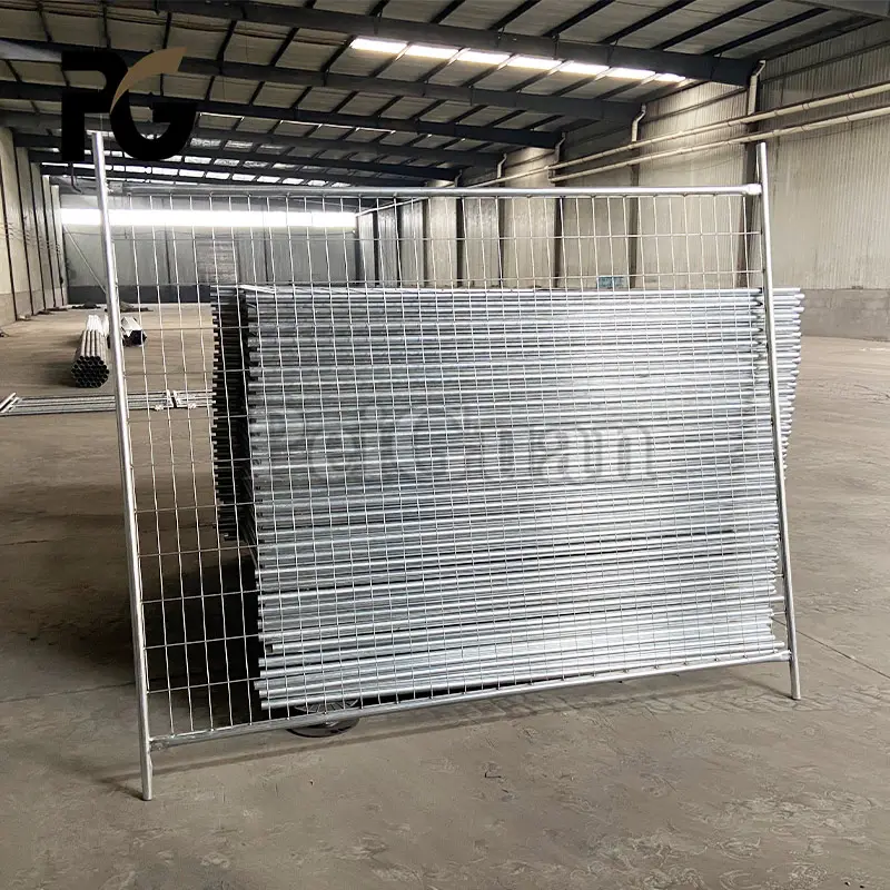 Pannelli di recinzione temporanei zincati di alta qualità a buon mercato pannello di recinzione per recinzione per cantiere
