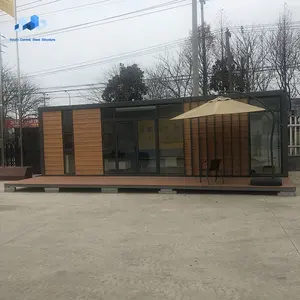 Projetado de luxo móvel modular de luxo 20ft 40ft, recipiente para jardim site, escritório, casa de construção, unidades, preço da china para venda