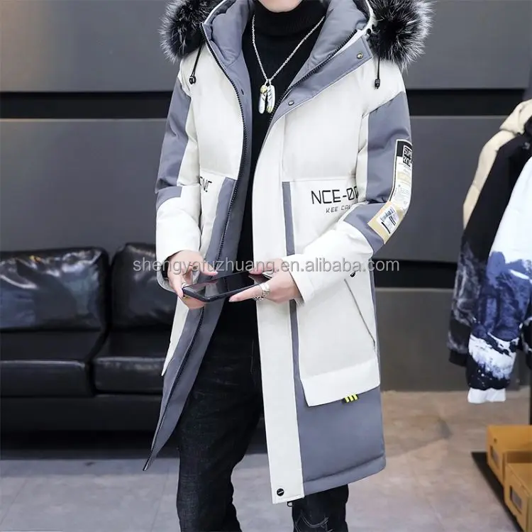 New Design New Men's Hooded Winter Puffer Jacket Fill Power Puffy Jacket Quilted Coats Men's Down Jackets