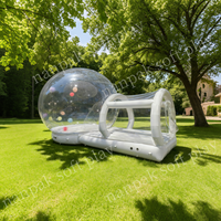 Dôme gonflable transparent en PVC à 360 degrés, tente bulle, château gonflable, intérieur/extérieur, pour les fêtes d'enfants, location pour événements