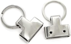 Pcs Key Fob Hardware <b>Keychain</b> <b>Wristlet</b> Clasp With Key Ring Strap End Fasteners For <b>Keychain</b> Strap DIY Crafts Silver - Product Image 2