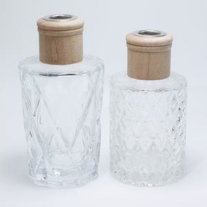 Wholesale Transparent Square Glass for <b>Reed</b> <b>Diffuser</b> <b>Bottle</b> 40ml 90ml 190ml Easy Open End Seal Custom Engraving for Essential Oi - Product Image 4