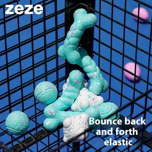 Thiết kế mới Dog Chew đồ chơi cho mọc răng và cắn thân thiện với môi Dog đào tạo bóng cao su bền Knot Chew đồ chơi - Product Image 2