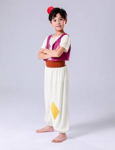 <span class=keywords><strong>Anime</strong></span> <span class=keywords><strong>Aladdin</strong></span> Halloween niños Cosplay disfraz Las Noches Árabes Cosplay disfraz para hombres <span class=keywords><strong>Aladdin</strong></span> disfraces conjunto completo - Product Image 3