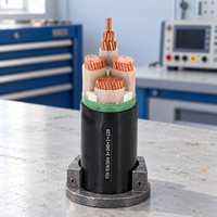 Câble d'alimentation VV 4 conducteurs isolé PVC gaine PVC 0.6/1kV Cuivre 4x25 4x35 4x50mm² pour installation fixe intérieure